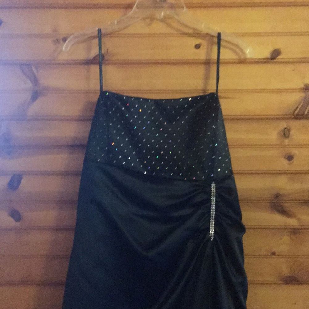 Strapless evening or prom dress